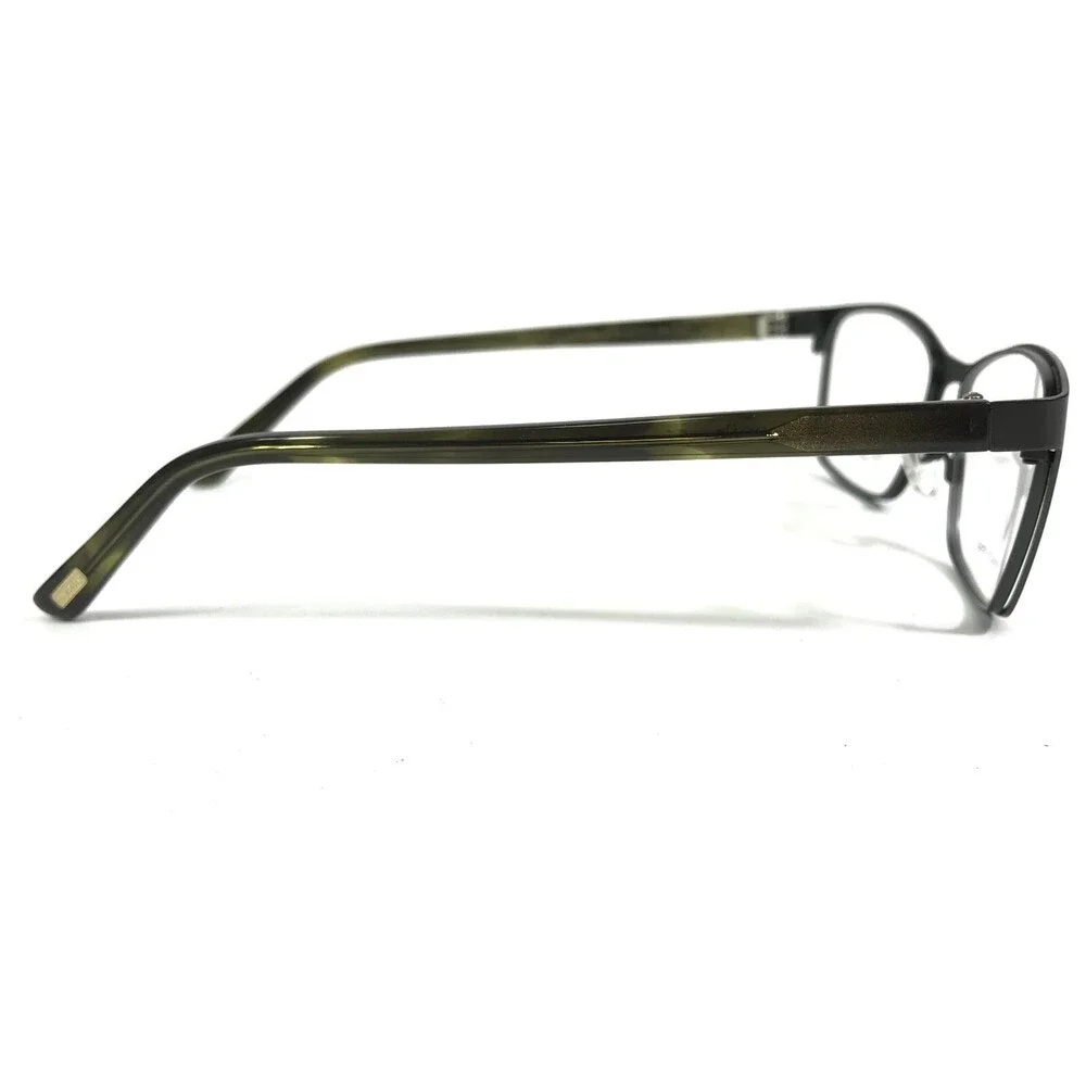 Iconik Eyeglasses Frames Shai C02 Brown Green Cat Eye Full Rim 52-16-140